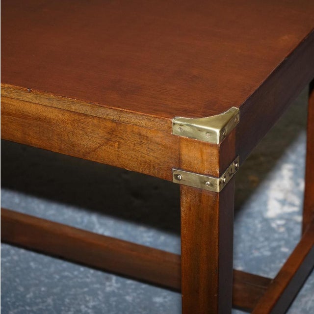 Reh Kennedy Military Campaign Coffee Table from Harrods For Sale - Image 4 of 18