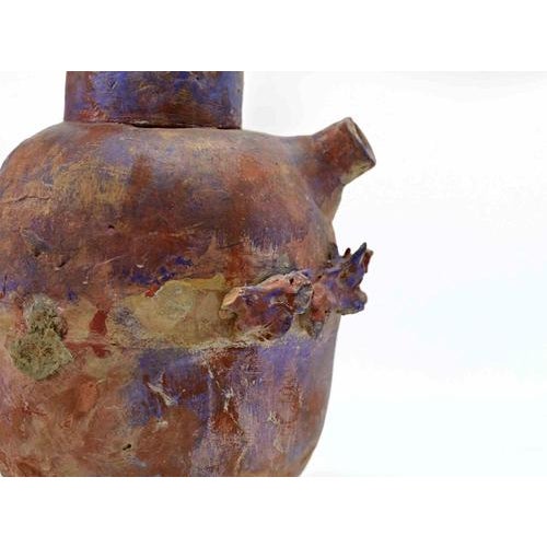 Sirio Pellegrini, Jug Sculpture, Painted Terracotta, 1960s For Sale - Image 4 of 5