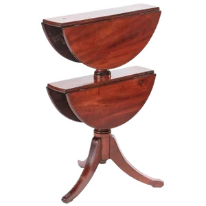 Antique Regency Mahogany Two-Tier Dumbwaiter