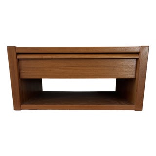 Vintage Jesper International Danish Teak Hanging Wall Cabinet For Sale