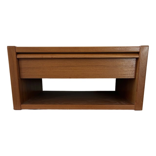 Vintage Jesper International Danish Teak Hanging Wall Cabinet For Sale