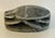 Vintage pair of hand-carved Egyptian Revival soap stone scarab figurines featuring incised hieroglyphic-style carvings and...