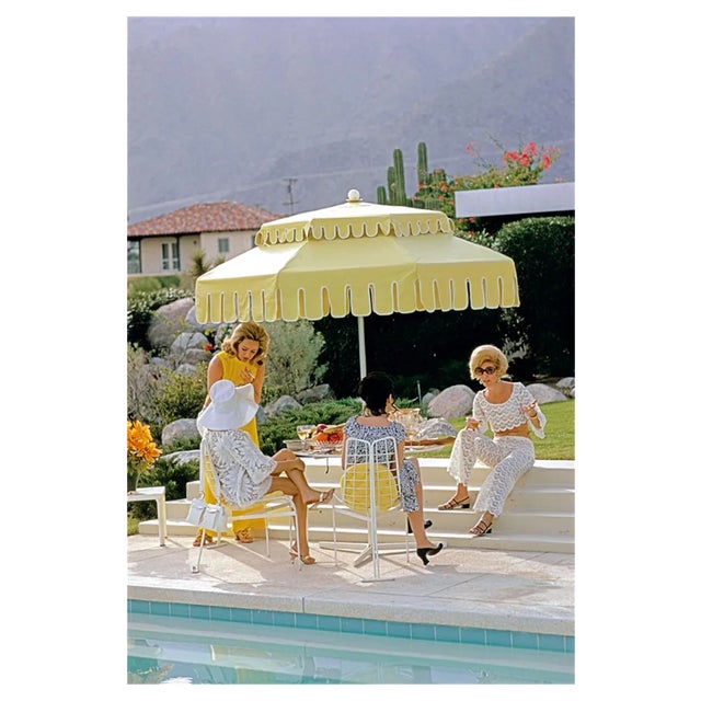 Slim Aarons, Palm Springs Life, 1970s, Estate Stamped Photographic Print For Sale