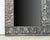 Handcrafted Mixed Black Silver Antique Tin Ceiling Wall Mirror For Sale - Image 4 of 6