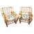 Art Deco 1930s Restored Art Deco Preside Stick Reed Rattan Sofa, Lounge Chair Livingroom Set For Sale - Image 3 of 9