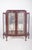 Wood Portuguese Showcase Cabinet with Gold-Plated Glass For Sale - Image 7 of 10
