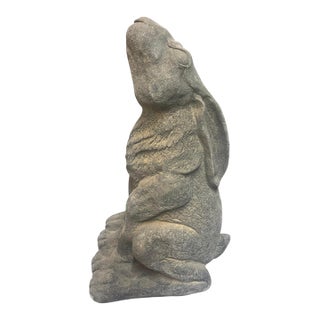 Vintage of Moon-Gazing Hare Statue For Sale