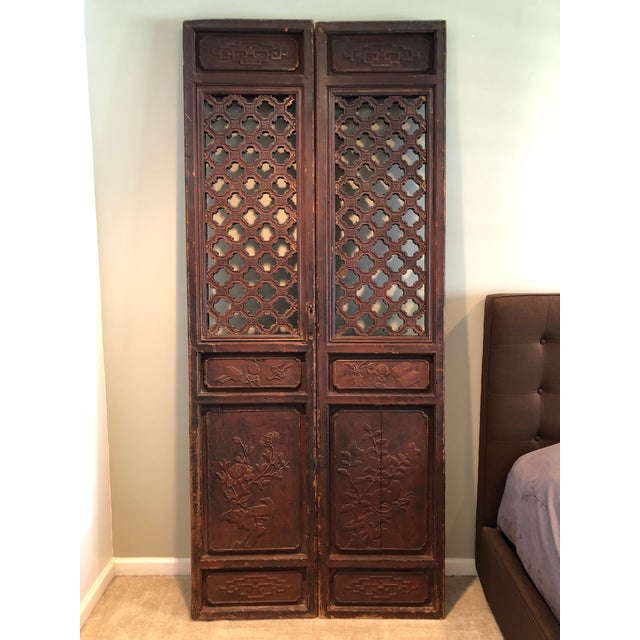 We purchased these unique screens (4 panels) over 20 years ago from a local design house in Pasadena, Ca. Mr. Turrentine,...