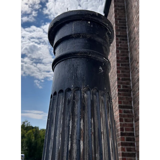 Traditional Antique Architectural Salvage Doric Column For Sale - Image 3 of 9