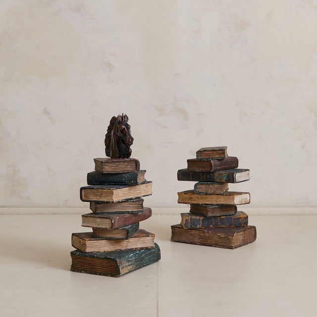 Late 20th Century Faux Book Wood End Table Attributed to Maitland-Smith, 1970s - 2 Available For Sale - Image 5 of 11
