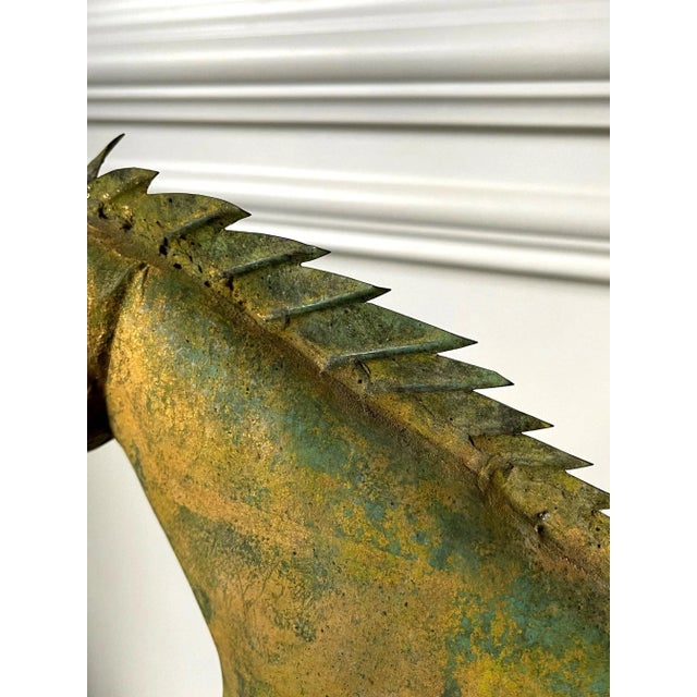Running Horse Weathervane on Display Stand For Sale - Image 4 of 13