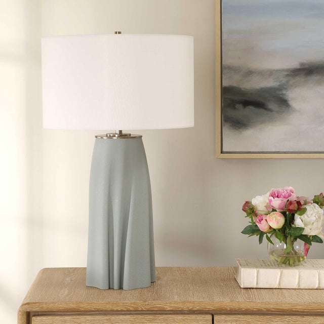 Traditional Cover Up Sculpted Table Lamp For Sale - Image 3 of 7