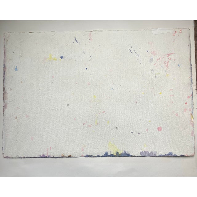 Original watercolor painting on heavy paper signed right hand side 15 x 22 unframed