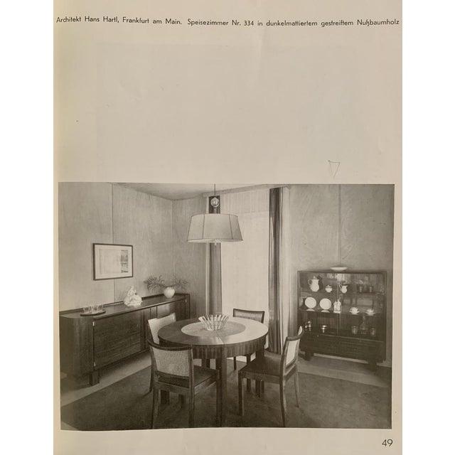 Bauhaus Bauhaus Art Deco Dining Room by Bruno Paul and Hans Hartl for Hellerau, 1920s, Set of 10 For Sale - Image 3 of 18