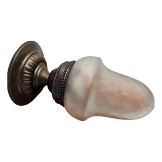 Art Deco Brass Ceiling Lamp, 1920s For Sale