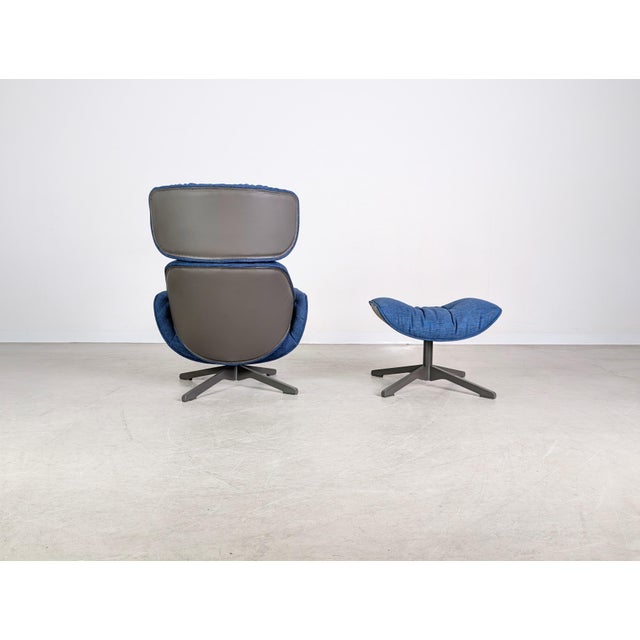 Set of Lounge Chair with Ottoman by Cédric Ragot for Roche Bobois For Sale - Image 6 of 11