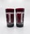 Mid-Century Modern 1960s Mid-Century Modern Ruby Cut-to-Clear Glassware Collection. Set of Six For Sale - Image 3 of 5