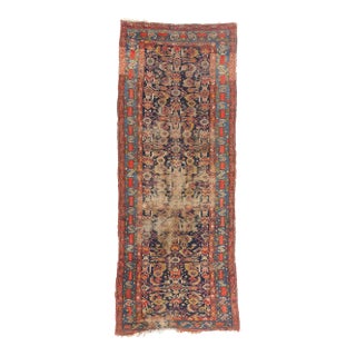 Late 19th Century Persian Malayer Rug, 03'11 X 09'10 For Sale