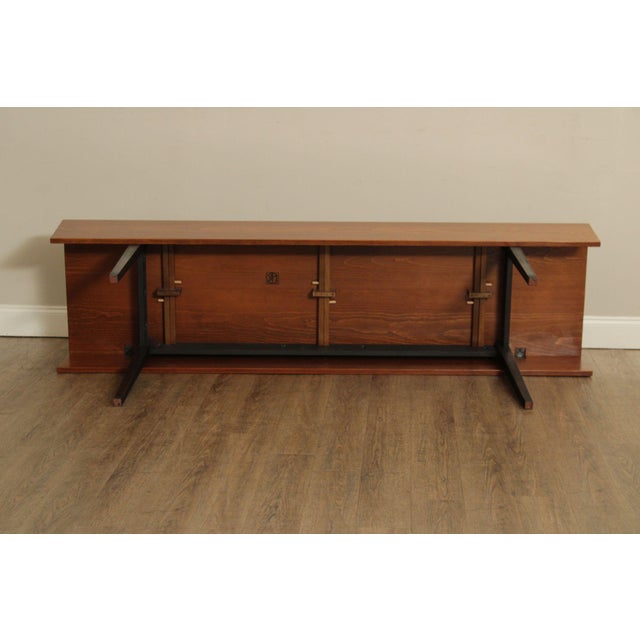 Wayne Kramer Custom Crafted Drop Leaf Harvest Dining table For Sale - Image 17 of 18