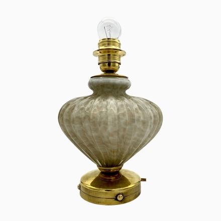 Murano Glass Bedside Table Lamps by Avem, Set of 2 For Sale - Image 6 of 6