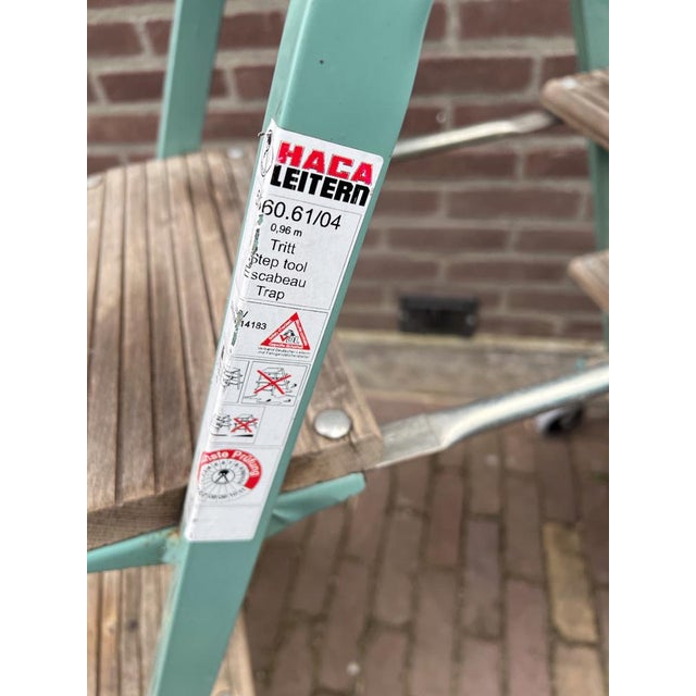 Industrial Rolling Step Ladder Stool, 1970s For Sale - Image 13 of 17