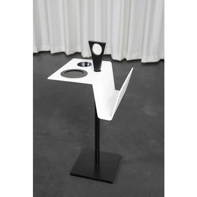 Black Space Age Magazine Rack, 1970s For Sale - Image 8 of 8