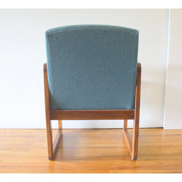 1960s Mid Century Modern Milo Baughman Style Bentwood Arm Chair For Sale - Image 5 of 6
