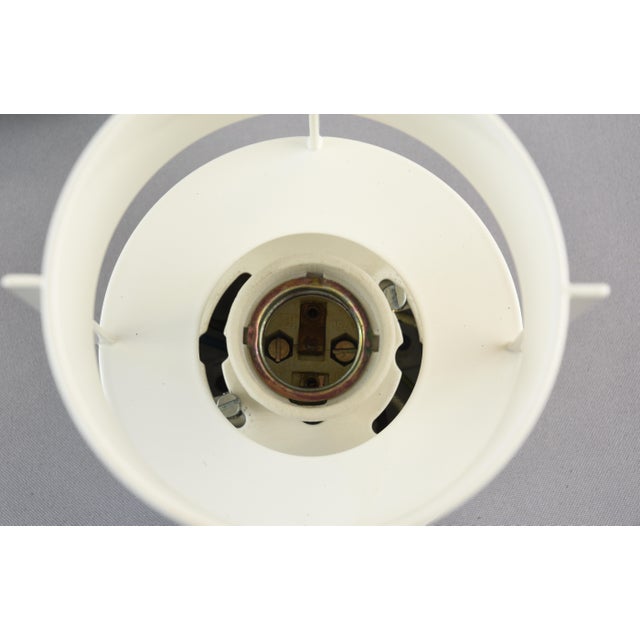 White Danish Magazin Ceiling Lamps by Wilhelm Wohlert for Louis Poulsen, Set of 4 For Sale - Image 8 of 12