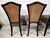 French Art Nouveau Dining Chairs Double Caned Set of 4 For Sale - Image 9 of 12