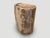 Contemporary Andrianna Shamaris Large Ancient Petrified Wood Side Table For Sale - Image 3 of 18