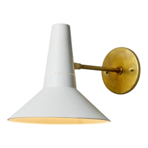Large 1950s Giuseppe Ostuni Articulating Arm Sconce for O-Luce, Unmarked