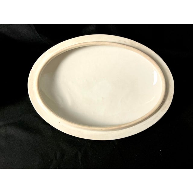 White Ironstone Vegetable Tureen With Lid Buffalo China For Sale - Image 8 of 11