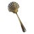1970s Buccellati Sterling Silver Pierced Vegetable Spoon Vintage For Sale