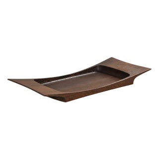 Scandinavian Modern Tray in Wengé attributed to Jens Quistgaard, 1950s For Sale