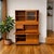Mid-Century Modern Mid-Century Teak Bookcase With Drop-Front Desk and Lighting, Mid-Century Modern For Sale - Image 3 of 18