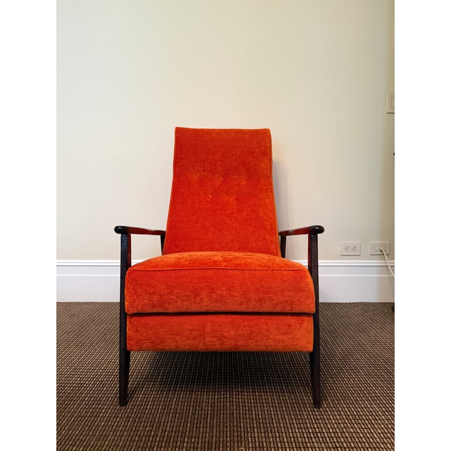 Mid-Century Modern Mid 20th Century Attributed to Milo Baughman Mid Century Recliner For Sale - Image 3 of 11