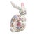 Vintage Botanical Floral Porcelain Rabbit Figurine 10.5" For Sale - Image 13 of 15