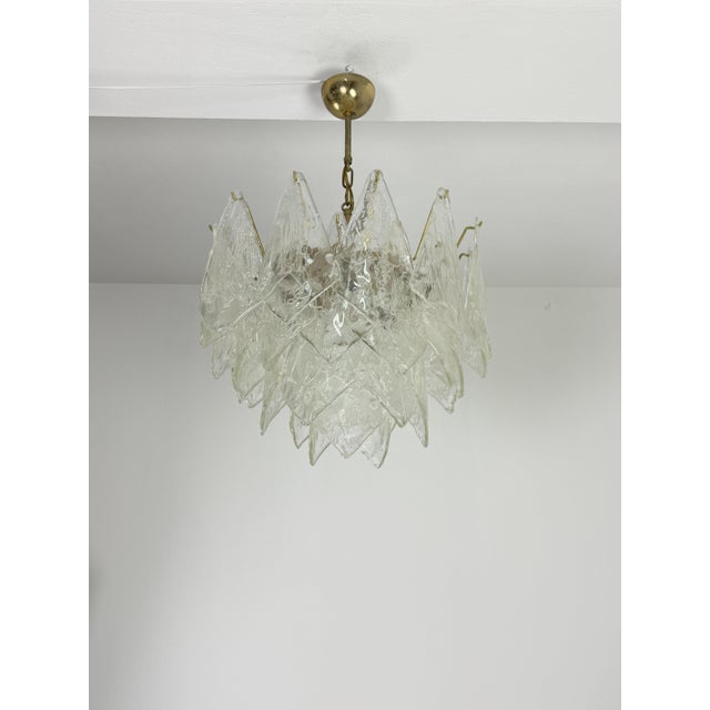 1970s Vintage Seven-Light Murano Glass Pendant Light from La Murrina, 1970s For Sale - Image 5 of 16