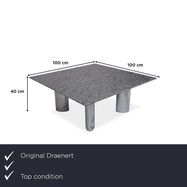 A timeless masterpiece of natural stone craftsmanship: The Draenert 1226 coffee table combines monumental material...