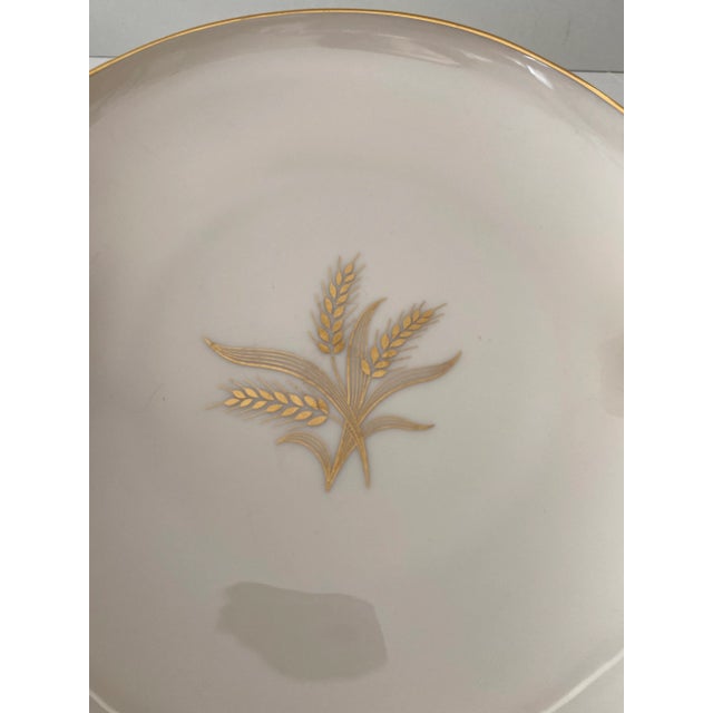 Bone China by Lenox, 8 inches in diameter Wheat (or Harvest) pattern *Please note: -Items used as photo props are not...