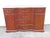 1940s Mahogany Long Credenza Sideboard Media Console 6369 For Sale - Image 9 of 15