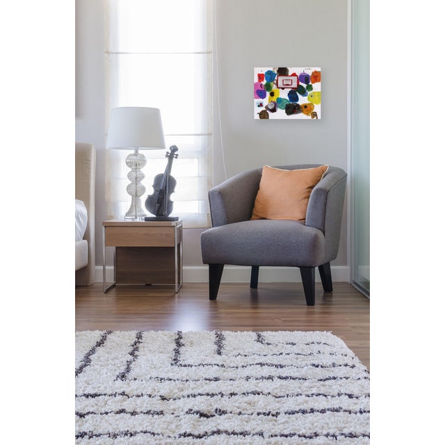 White Nba Play - Original Contemporary Basketball Sports Acrylic Painting on Canvas For Sale - Image 8 of 9