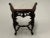 Carved Mahogany Side Table With Marble Top For Sale - Image 9 of 9