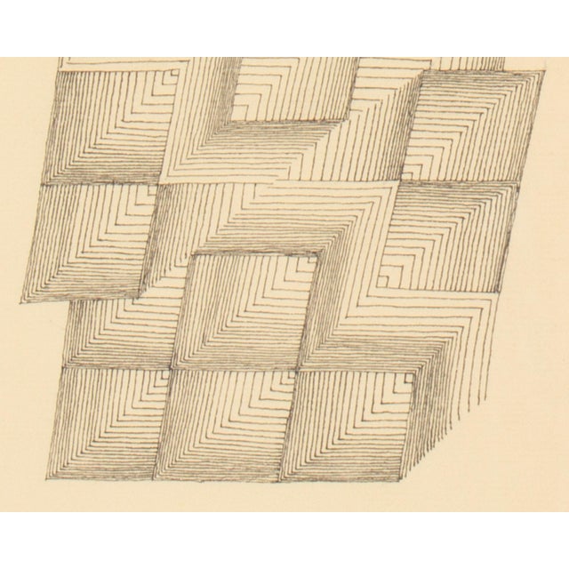 1966 Abstract Ink Drawing by William Itter For Sale In Indianapolis - Image 6 of 7