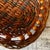 Vintage Gathering Basket With Decorative Bead Accents Wicker & Wood For Sale - Image 4 of 10