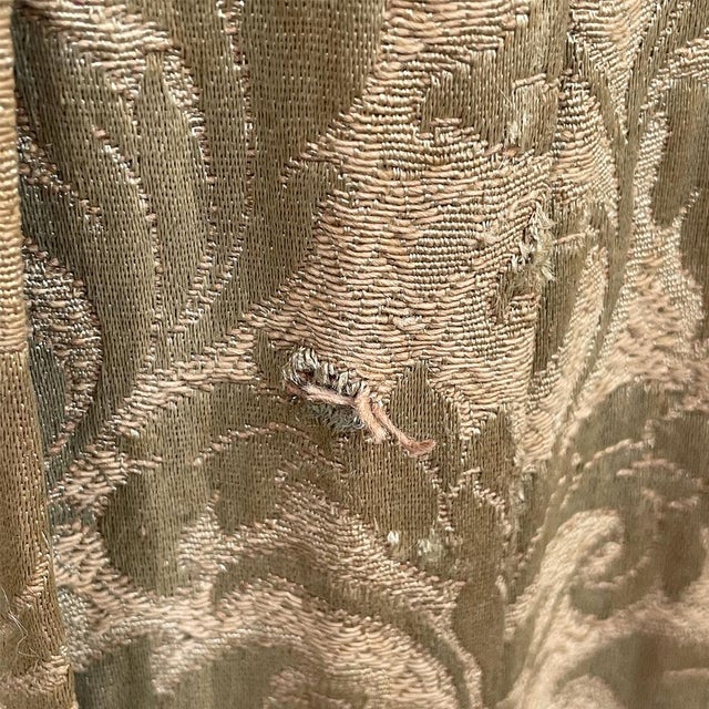 Italian Ottoman in Fabric, 1900s For Sale - Image 18 of 18