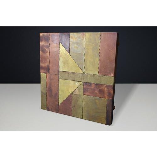 Copper Patchwork Coffee Table by Lorenzo Burchiellaro, Italy, 1960s For Sale - Image 14 of 18