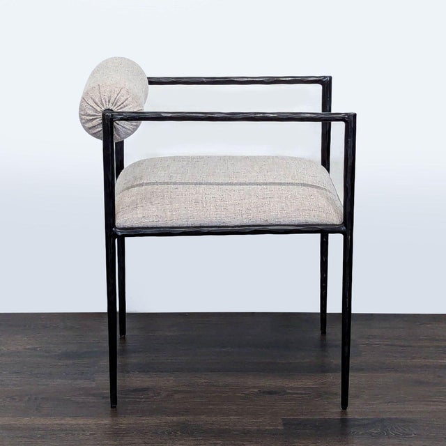 Pewter Custom Dining Chair For Sale - Image 4 of 7