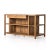 Brown Four Hands Indira Kitchen Island, Smoked Acacia & White Marble For Sale - Image 8 of 13