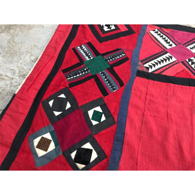 Antique Suzani Fabric For Sale - Image 4 of 8